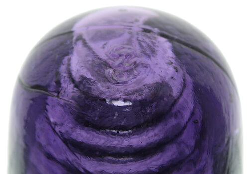 CD 145 Brookfield Purple with Large Bubble in Dome