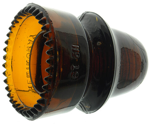 CD 162 Hemingray Dark Red Amber