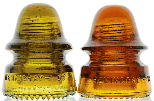 CD 162 Hemingray Orange Amber