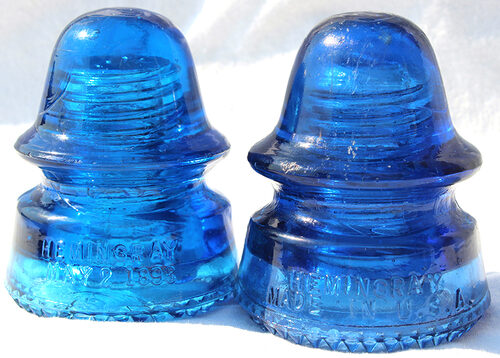 CD 162 Hemingray Sapphire Blue