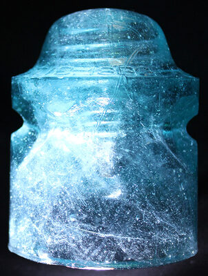 CD 135 Chicago �Diamond Groove� Milky Bluish Aqua