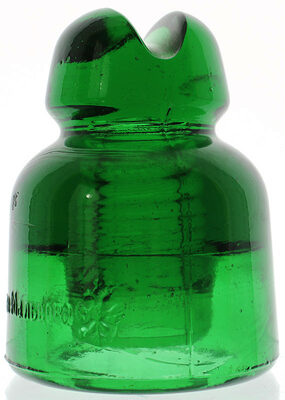 CD 579.5 Double Double-Headed Eagle Logo on Imperial Russian Insulator