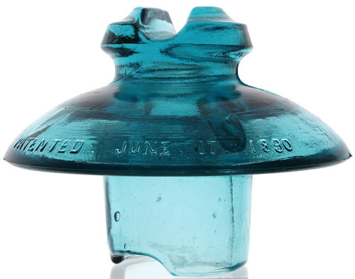 CD 321 Emerald in Beautiful Blue with Significant Under Pour