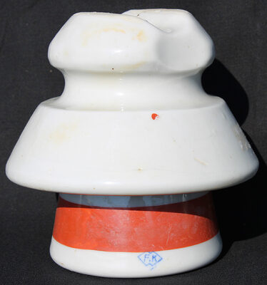 U-3008 Japanese Insulator with Red Stripe