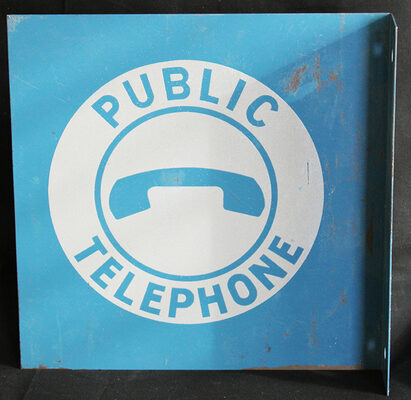 Public Telephone Sign