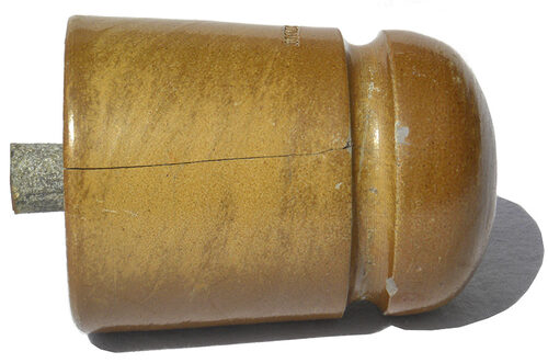 U-1364A Very Early British Insulator Marked Johnson