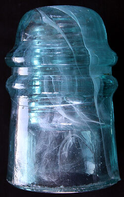 CD 121 Am. Tel. & Tel. Light Blue w/ Milky Swirls