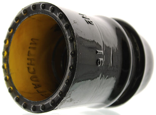 CD 121 McLaughlin Amber Black Glass