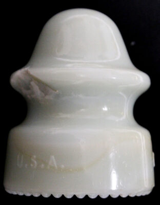 Scratch & Dent: CD 164 Maydwell Milk Glass Glows Yellow