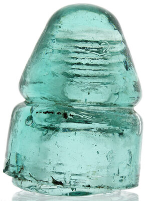 CD 132 Patent  1871 Light Aqua Leaner