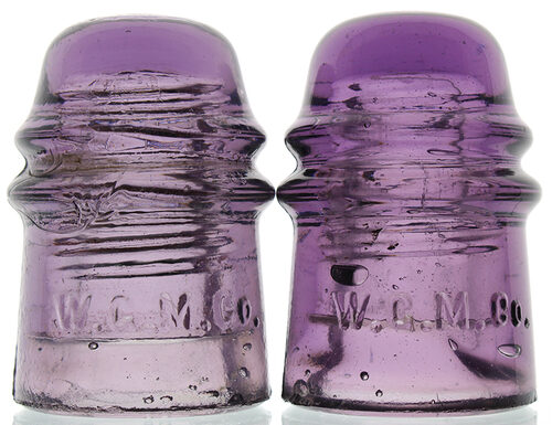 CD 121 W.G.M. Light Purple with Light Milky Streak