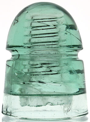 CD 145 Canadian Beehive Light Green w/ Heavy Milk Swirls