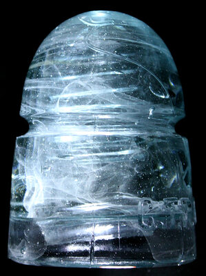 CD 145 G.T.P. Tel. Blue Gray w/ Heavy Milky Swirls