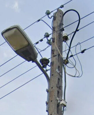 Polish Street Light Fixture