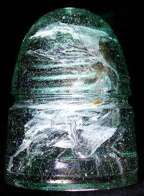 CD 143 G.N.W. Milky Aqua w/ Bubbles & Steam