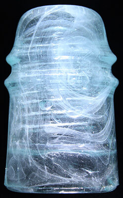 CD 121 B.T.C. / Canada Light Aqua w/ Milky Swirls