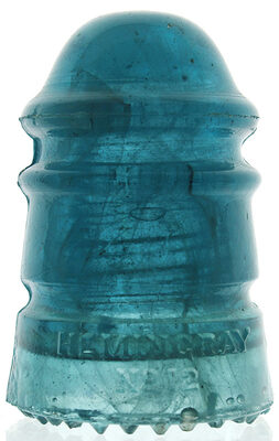 CD 113 Hemingray Jade Blue Milk
