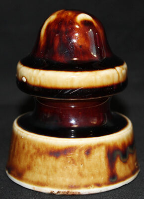 U-266 Unmarked Triangle M w/ Beautiful Glaze