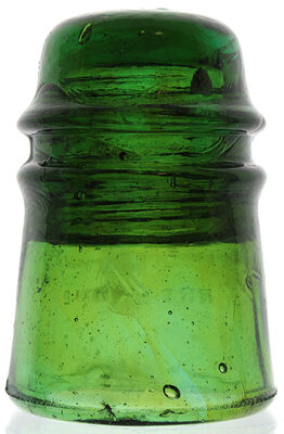 CD 121 Brookfield Dark Green w/ Amber Swirls