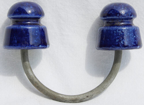 Radio Antenna Insulator: Spacer w/ Cobalt Insulators